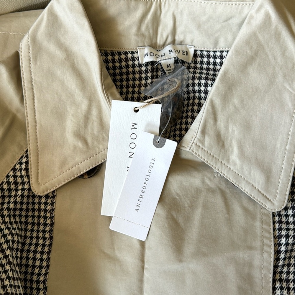 Anthropologie Moon River Natasia Trench Coat - Picture 10 of 16
